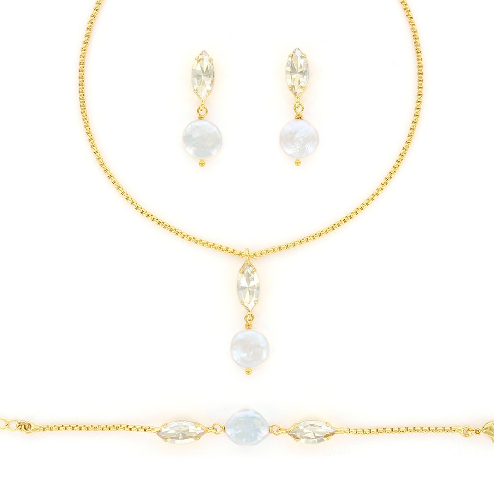 Angelo Moretti Jewelry Set Crystal Line - AMSGQ