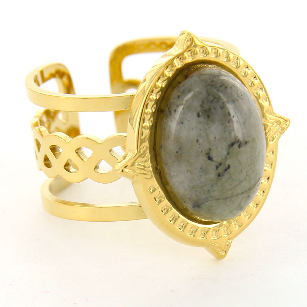 Liet & Joliet Ring Stone Grey - J7031