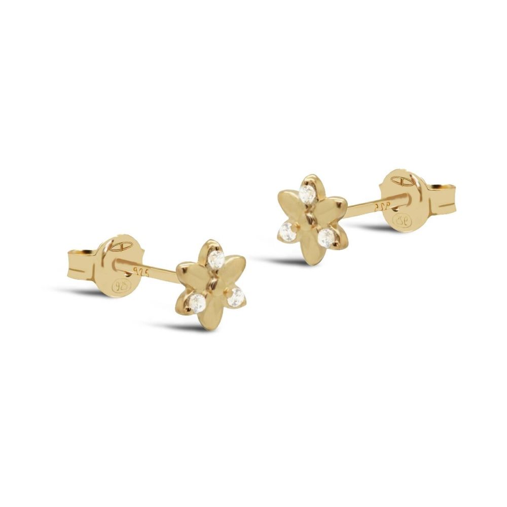 Karma Zirconia Earstuds Flower