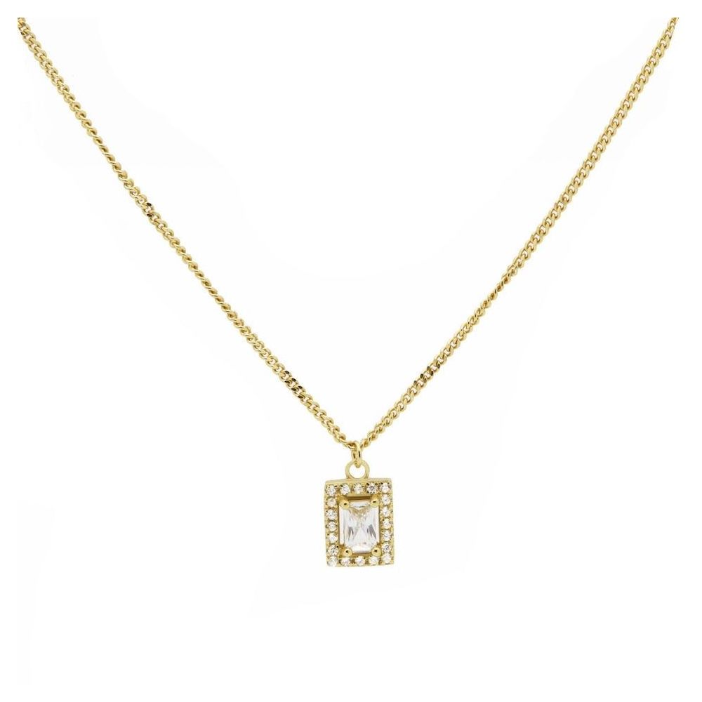 Karma Necklace Vintage Square - Goldplated