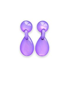 Angelo Moretti oorbellen Basics Lilac - 47774
