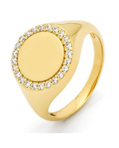 Imotionals Signet Sparkle ring - 58209