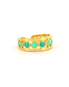 Biba Ring Colourful Joy Dots - 7238-Groen
