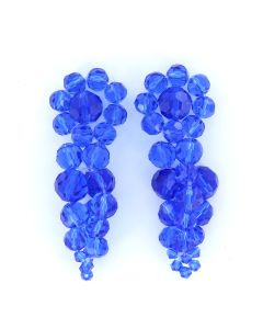 Angelo Moretti oorbellen Glass Bead - AMO1-Blauw