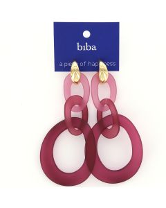 Biba oorbellen Breeze Purple - 81512