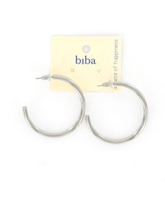 Biba oorbellen Modern Metallics - 83112-Zilverkleur