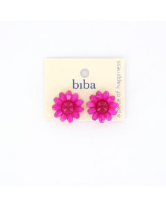 Biba oorbellen Flowers Fuchsia - 83303