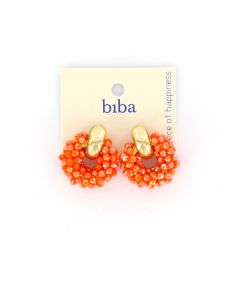 Biba oorbellen Stylish Orange - 83320