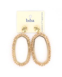 Biba oorbellen Avenue Caramel - 83324