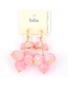 Biba oorbellen Fruity Pink - 83337