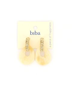 Biba oorbellen Posh Pieces - 83406-Wit