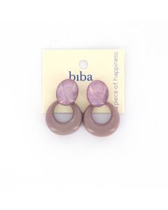 Biba oorbellen Daily Fashion Mauve - 83417