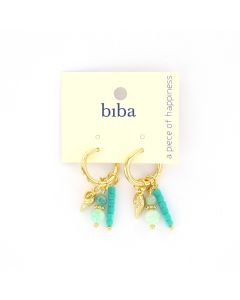 Biba oorbellen Beach Finds - 83451-Blauw