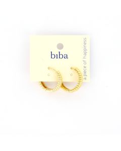 Biba oorbellen Forever Classics - 83510-Goudkleur