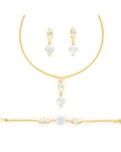 Angelo Moretti Jewelry Set Crystal Line - AMSGQ