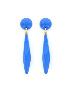 Angelo Moretti oorbellen Basics Blue - 48079