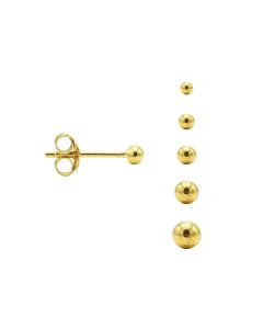 Karma Ball Earstuds - Gold Color