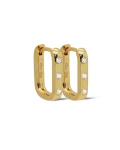 Karma Zirconia Hinged Hoops Mila