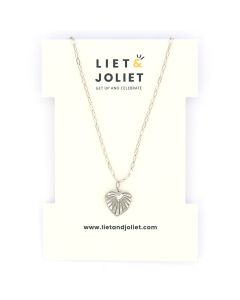 Liet & Joliet Ketting Heart - J6076-Zilverkleur