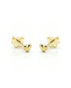 Karma Earstuds 3D Heart mini - 14K Gold