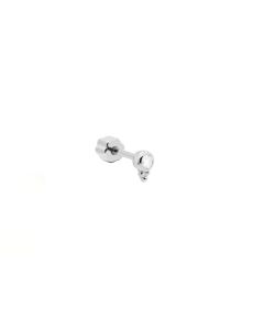 Piercing Zirconia Dot Triple - Silver