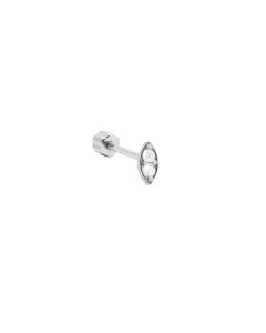 Piercing Zirconia Eye - Silver