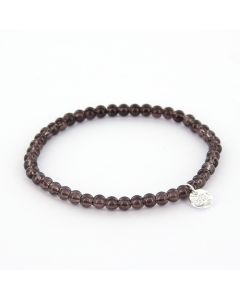 Biba Armband Favorites Brown-Dark Lava-4 mm