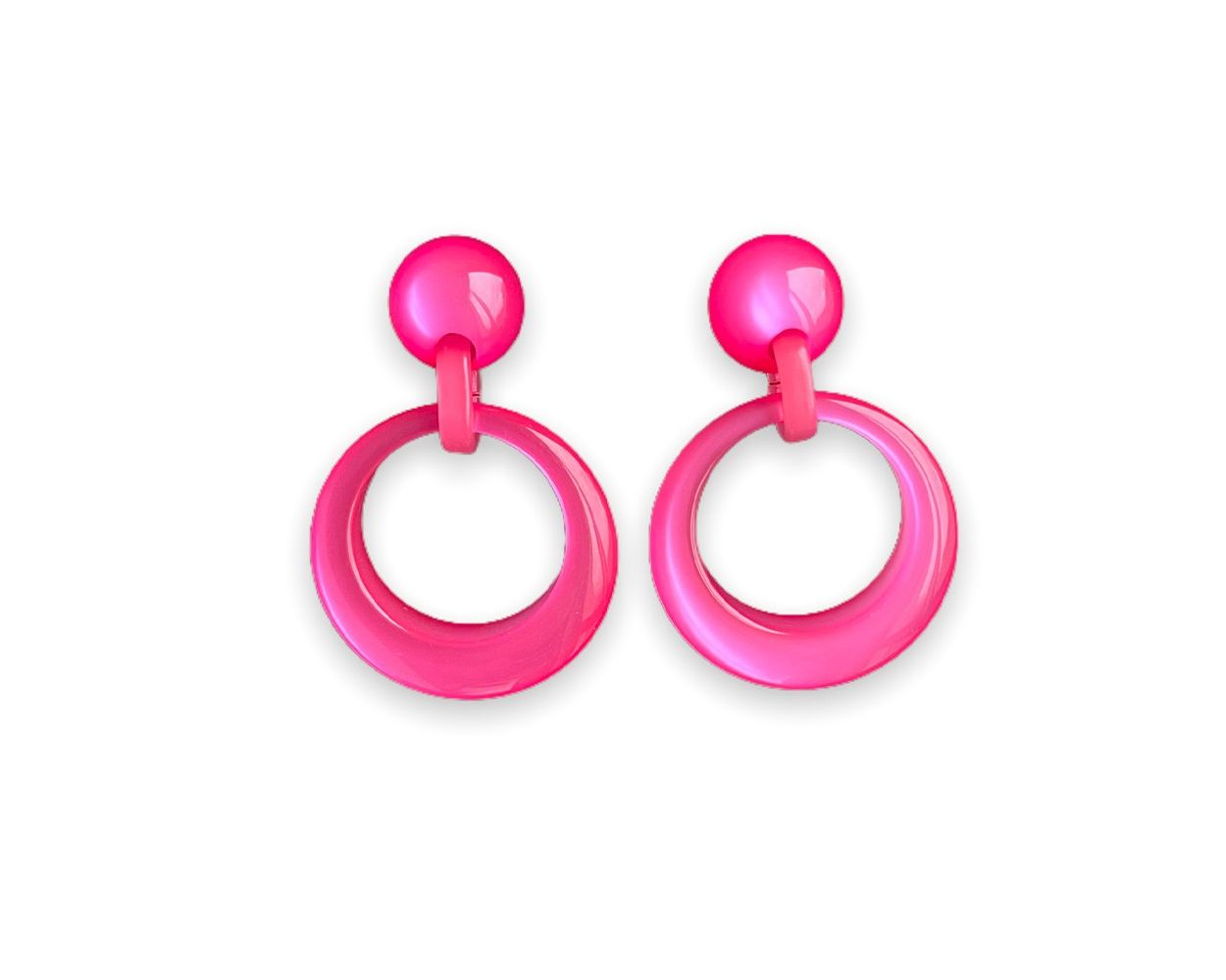 Angelo Moretti oorbellen Basics Pink - 47773
