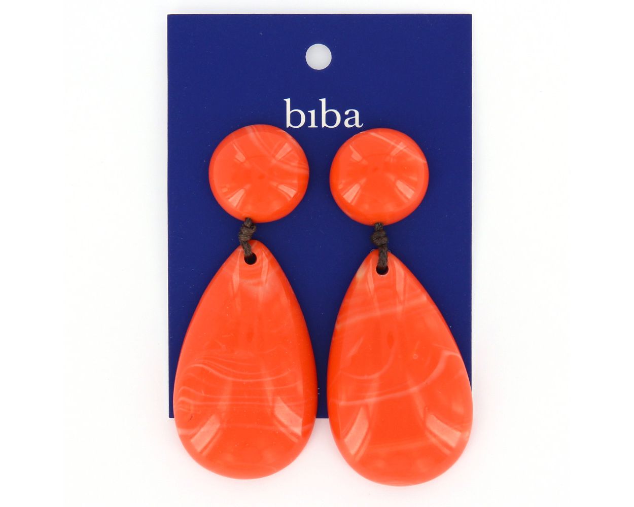 Biba oorbellen Marble Orange - 81417