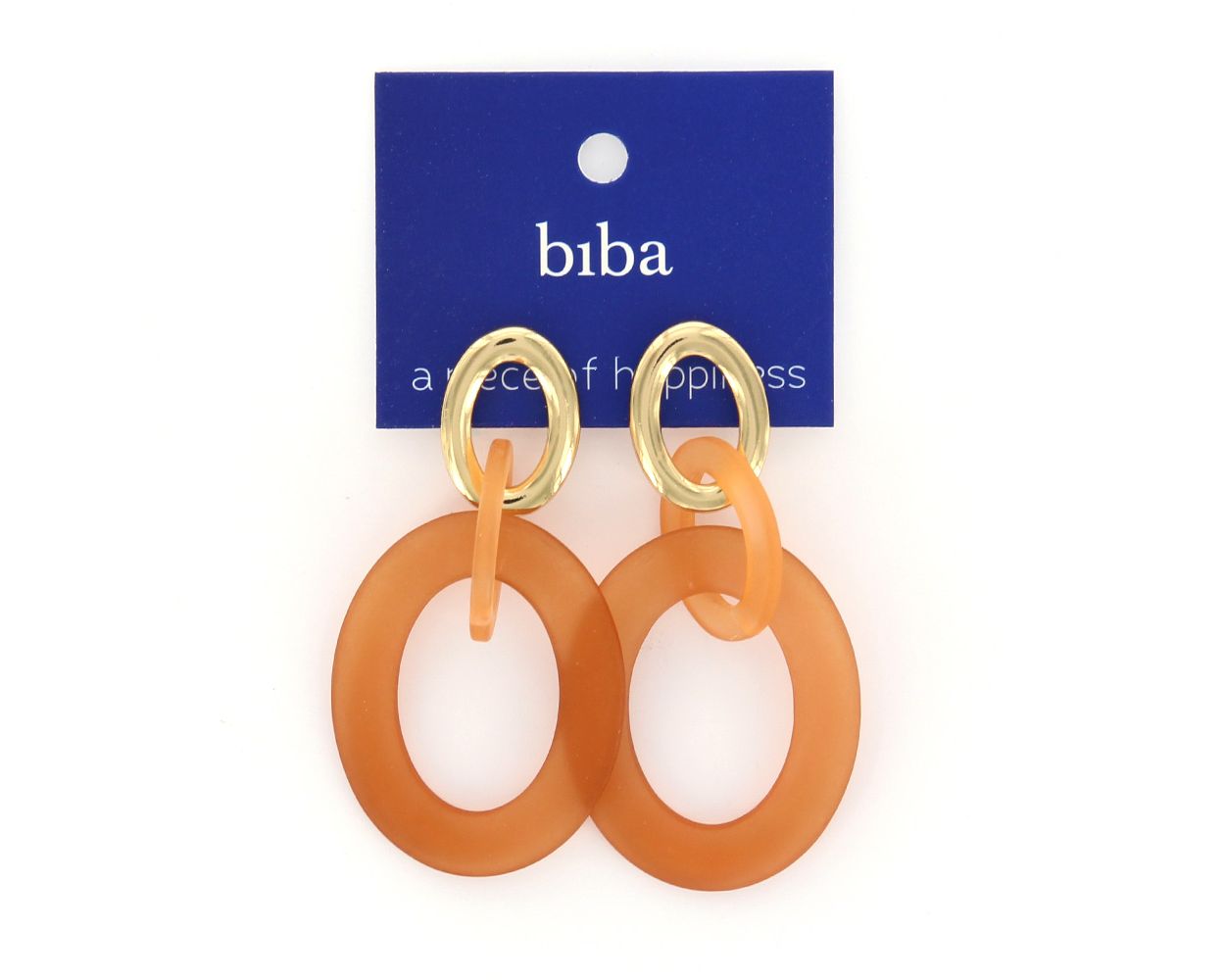 Biba oorbellen Breeze Orange - 81517