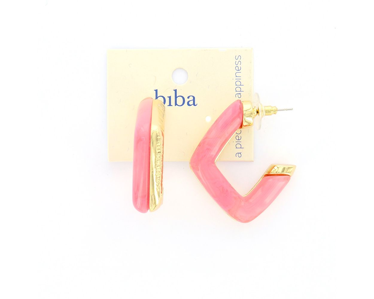 Biba oorbellen Hot Topics Pink - 82981