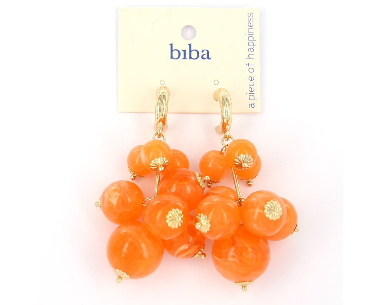 Biba oorbellen Fruity Orange - 83337