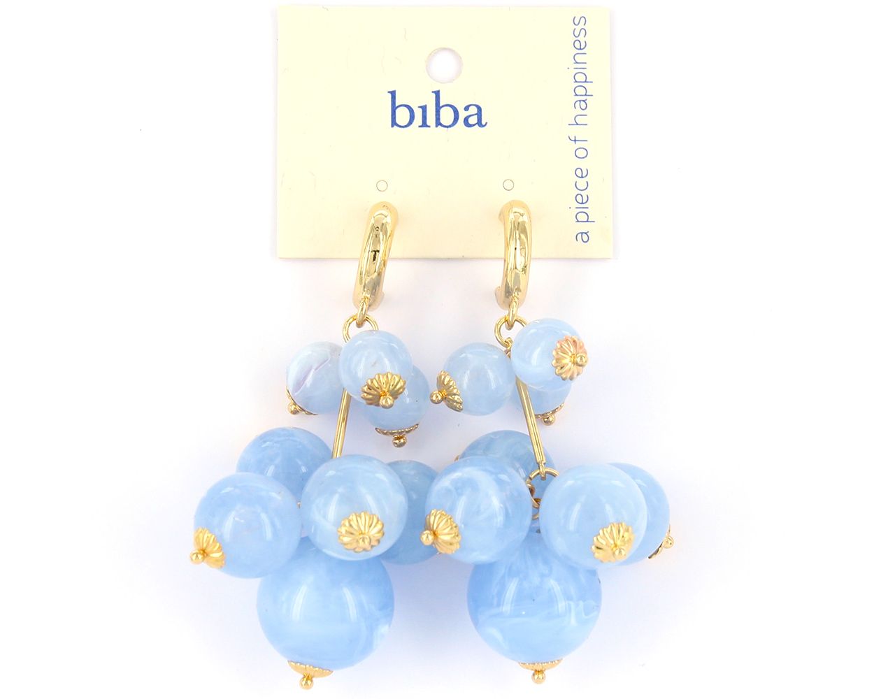 Biba oorbellen Fruity Blue - 83337