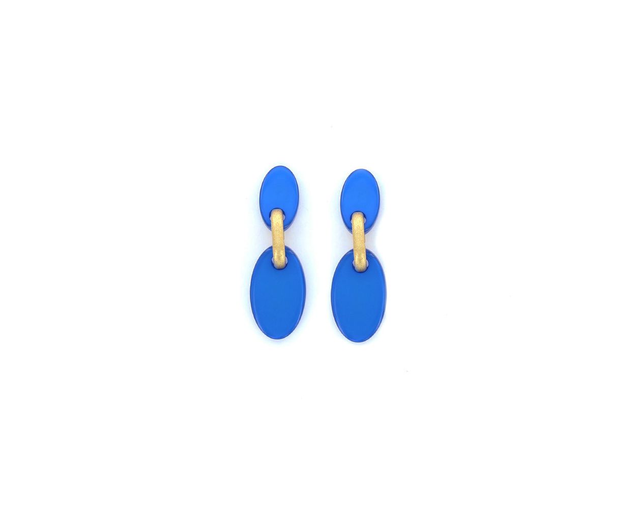 Angelo Moretti oorbellen Basics Blue - 48085