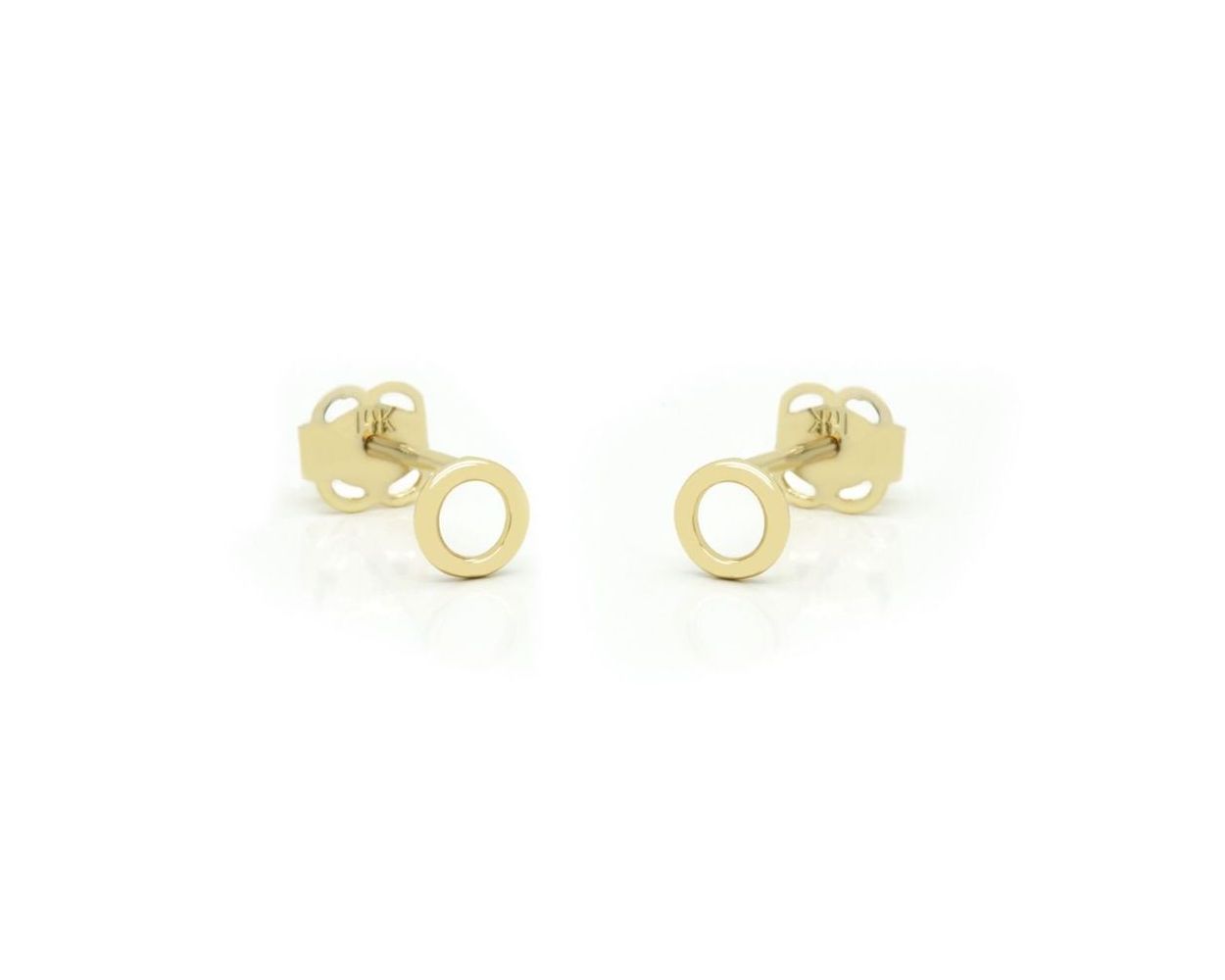 Karma Earstuds Open Circle - 14K Gold