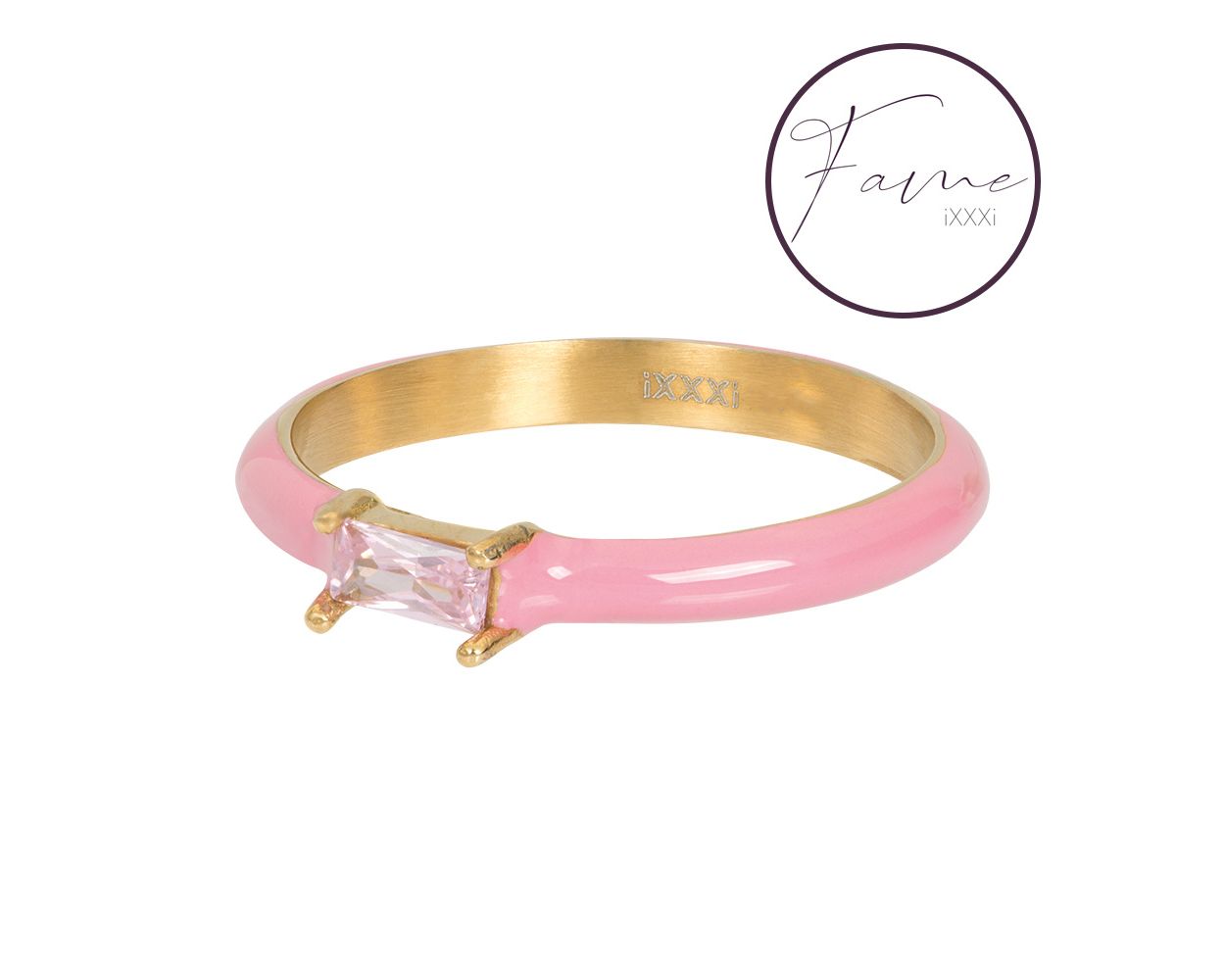 iXXXi Fame Ring Glossy Pink - F06617