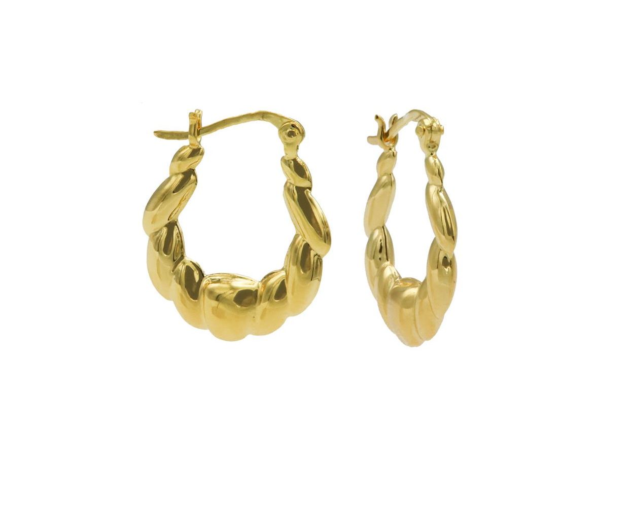 Plain Hoops Rope Drop - Gold Color