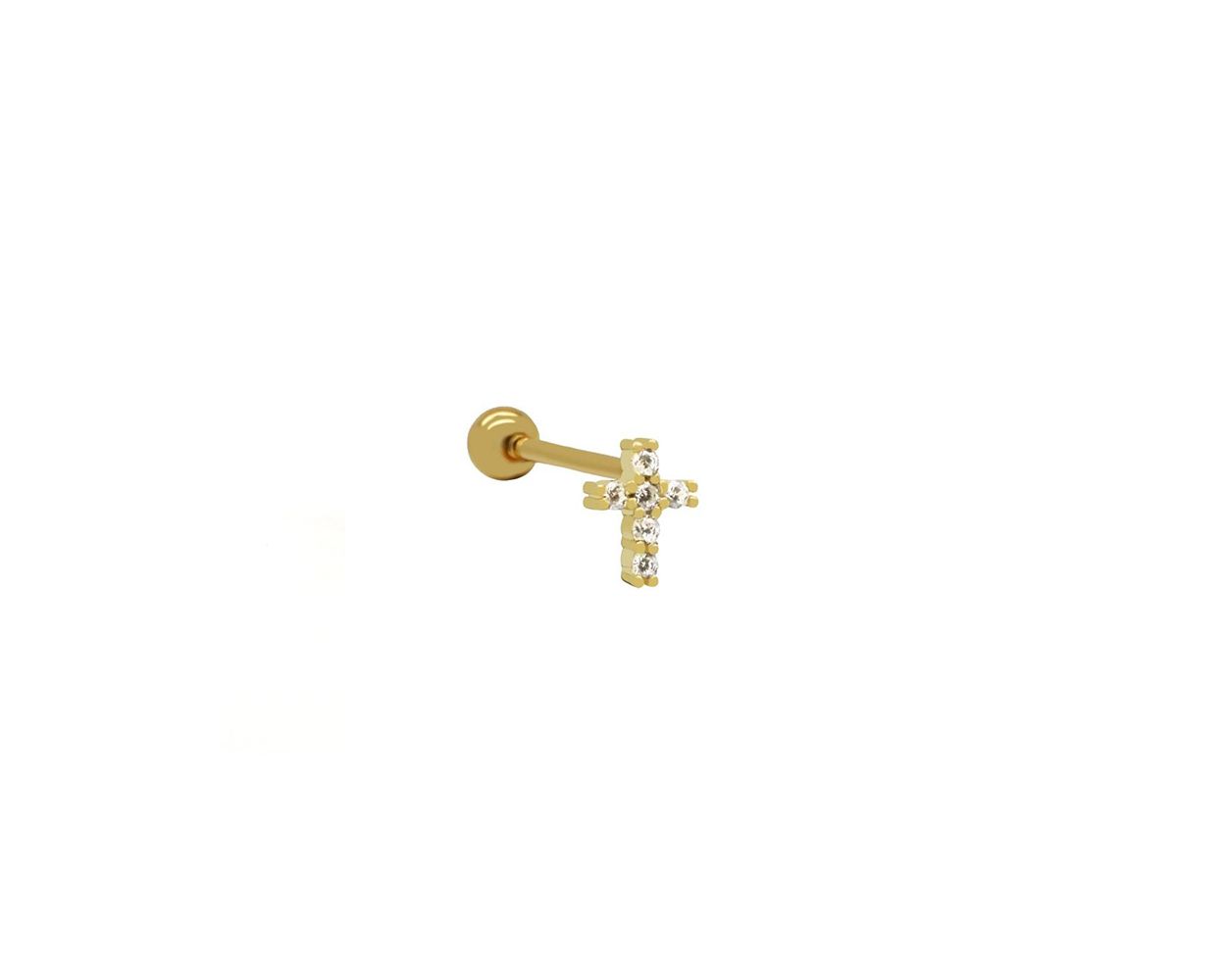 Piercing Zirconia Faith - Gold Color