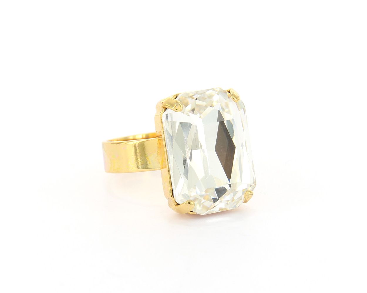 Angelo Moretti Ring Crystal Clear - R231