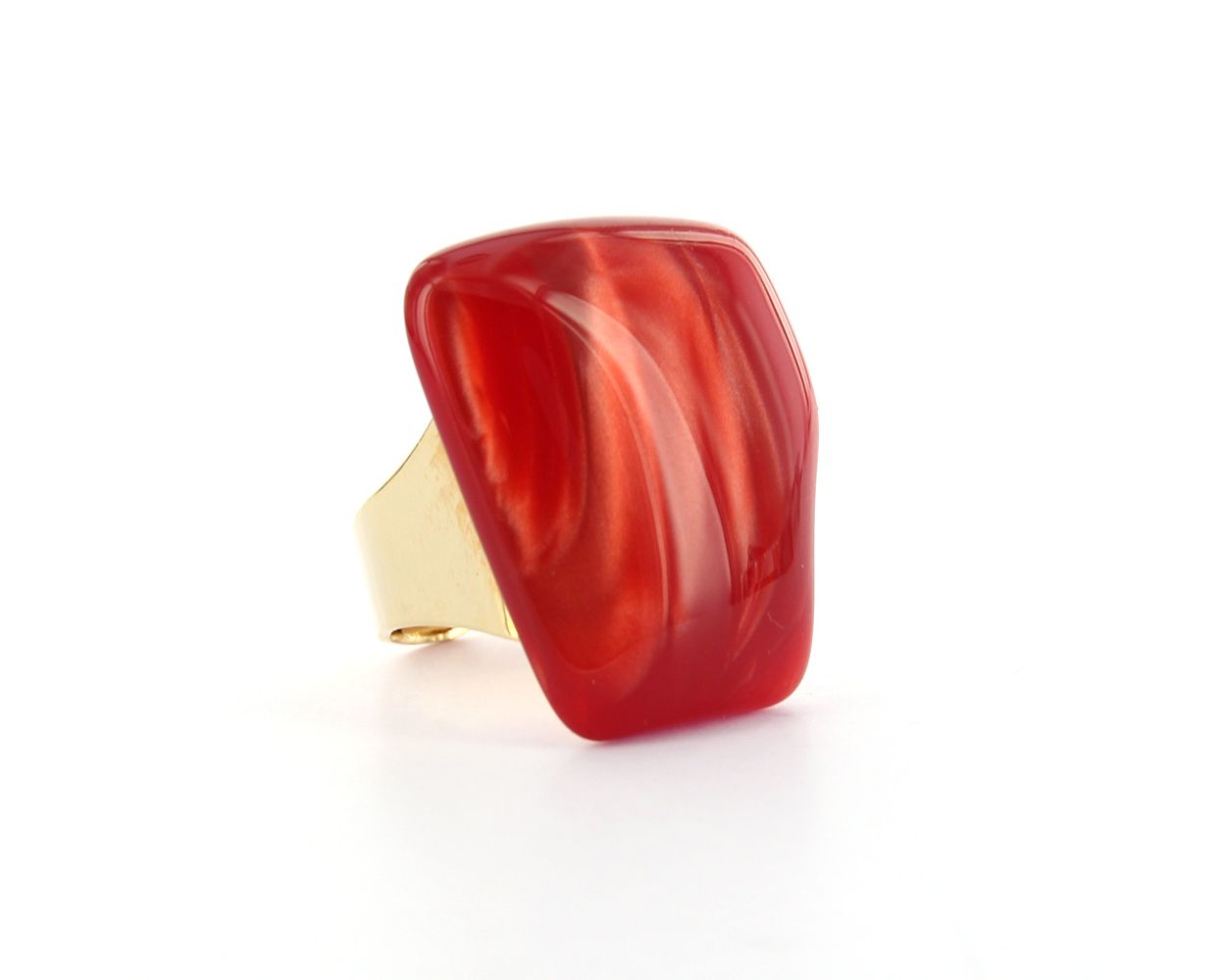 Angelo Moretti Ring Flame Red - 48359
