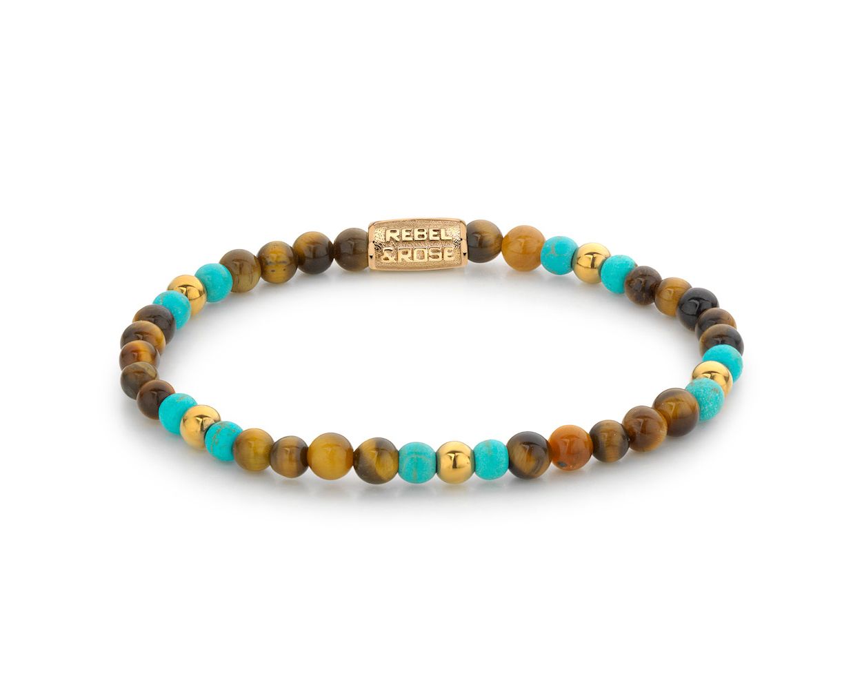 Rebel and Rose Mix Tiger Turquoise - 40063