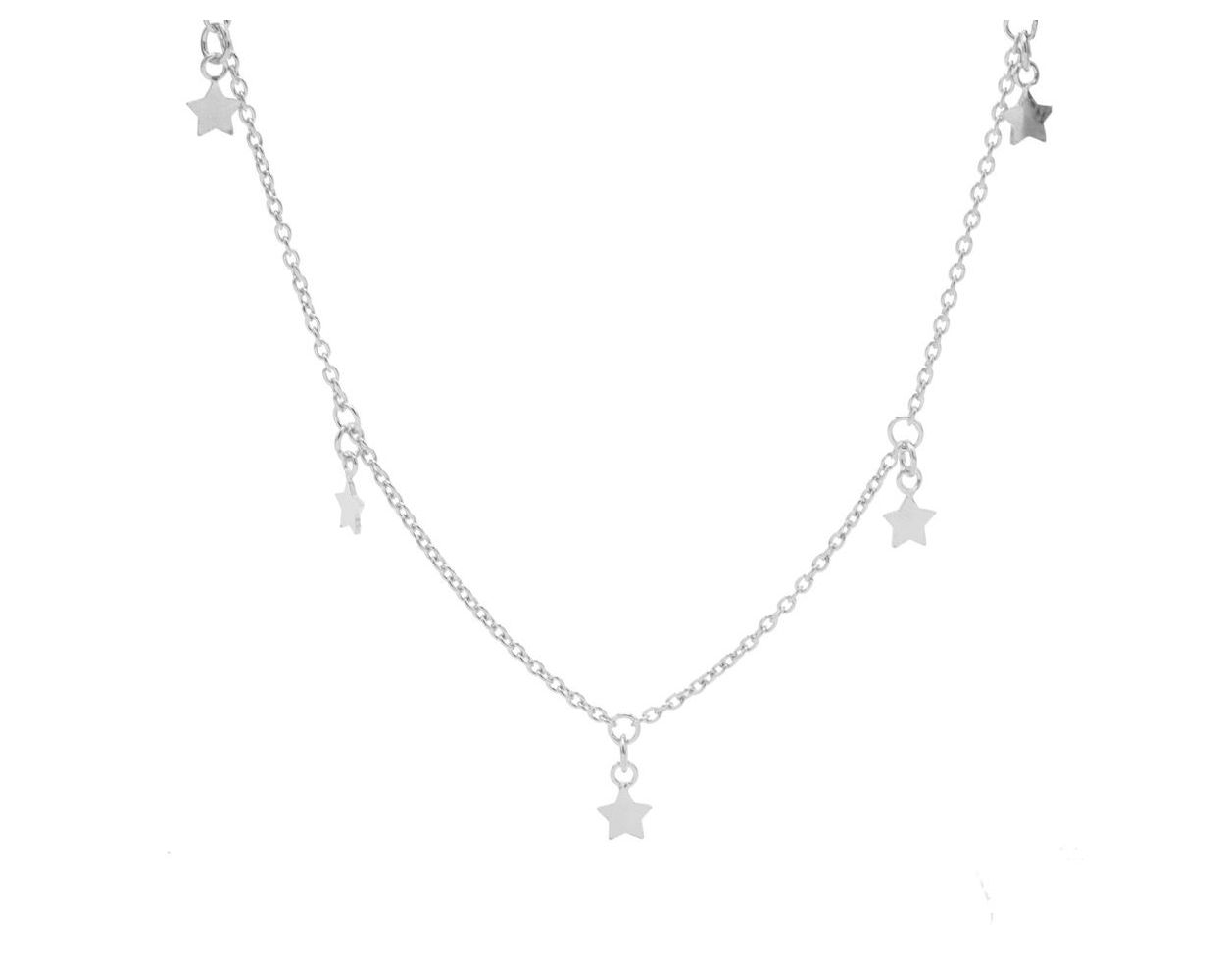 Karma Necklace 5 Stars - Silver